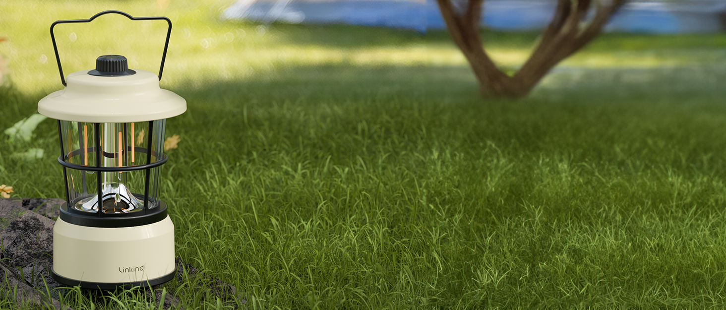 LED кемпінговий ліхтар Linkind: регульована яскравість, 2 кольори, акумулятор, 200 годин роботи, IPX4, для кемпінгу, намету, туризму (2 шт.)