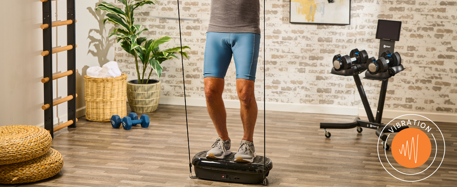 Вібраційна платформа для тренувань всього тіла – фітнес-тренажер для дому