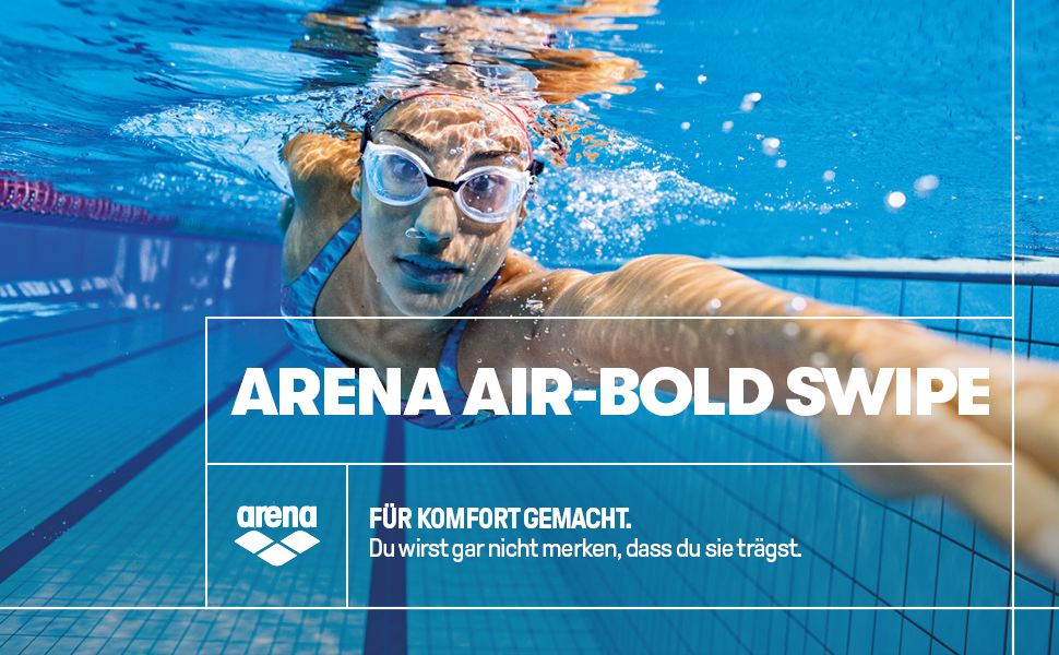 Окуляри для плавання ARENA Air-bold Swipe, унісекс, для дорослих (ука) One size Blue