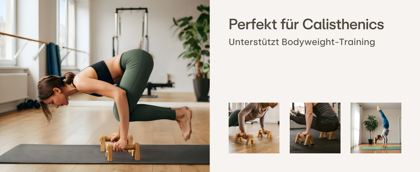 Паралелети дерев'яні Praknu для віджимань та стійки на руках з сумкою - 2 шт. Нековзні бруси для фітнесу, калістеніки вдома та на вулиці