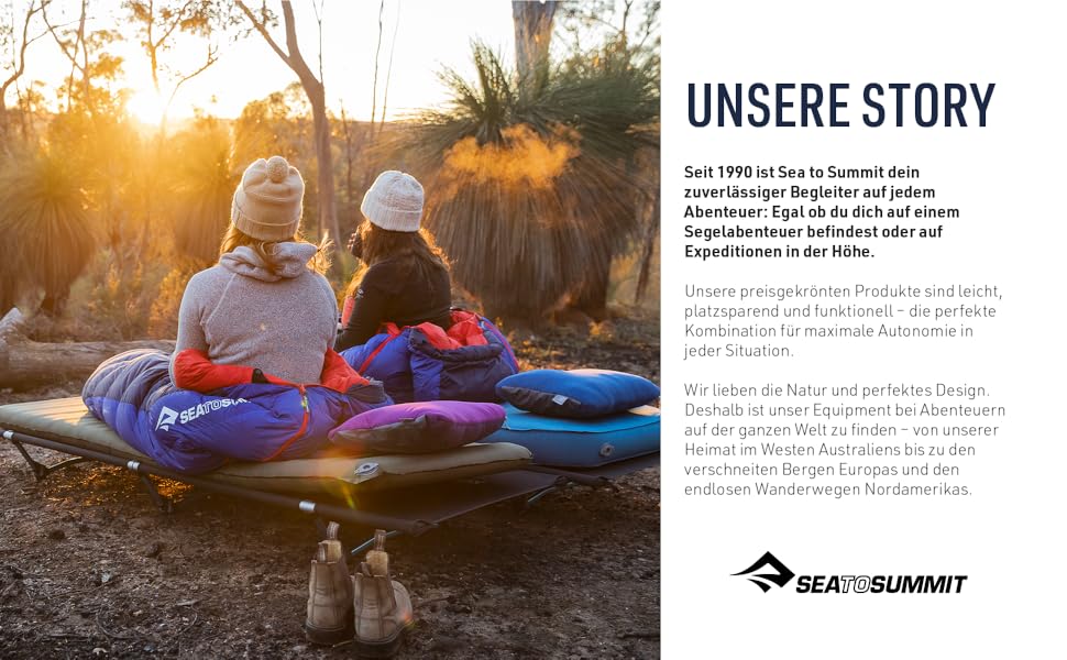Килимок для кемпінгу Sea to Summit Camp Pro Sef Infating - великий, теплий, з вовною, комплект для ремонту, система підйому, 4 пори року, 198x64 см, 1185 г