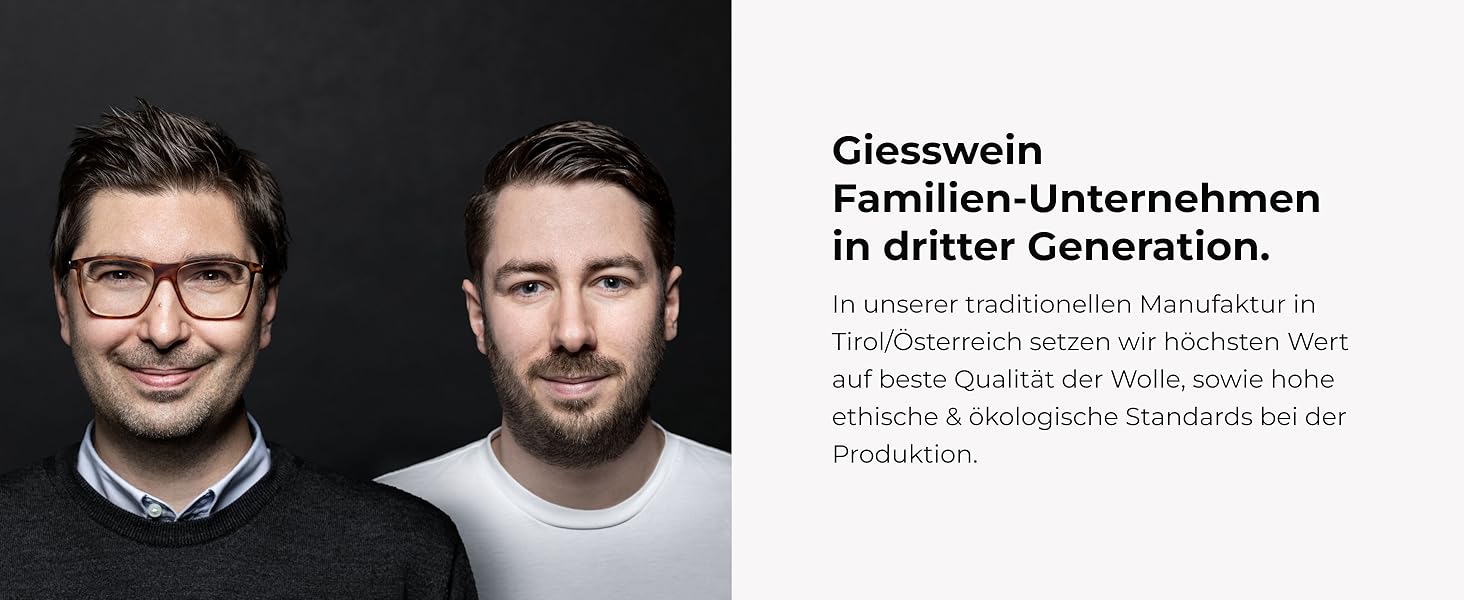 Чоловічі водонепроникні трекінгові черевики Giesswein Wool Cross X Alpine - зручні та теплі, з 100% мериносової вовни, для хайкінгу та походів, чорний колір, 45 EU