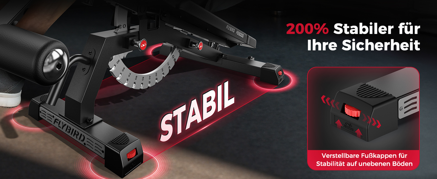 Відкидна тренажерна лава FLYBIRD з регулюванням, до 544 кг, для дому, з подовженою спинкою для жиму лежачи (L-544KG)