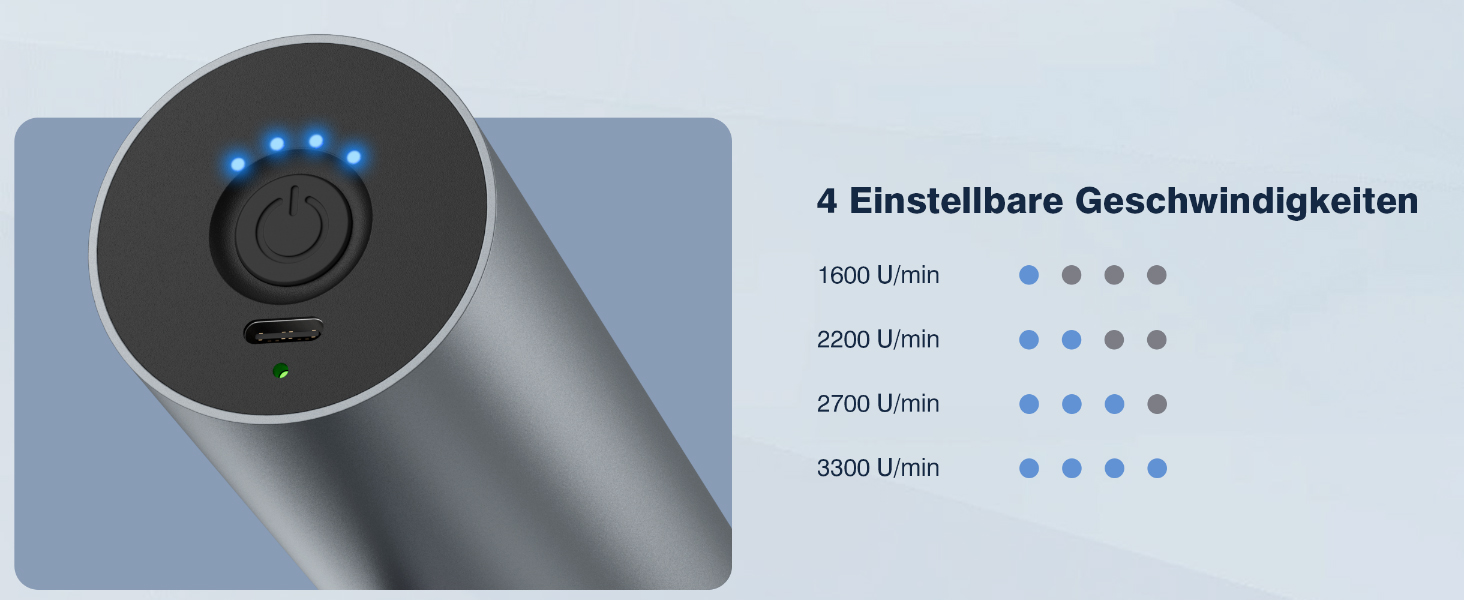 Масажер для м'язів Cotsoco з підігрівом та охолодженням, перкусійна масажна пістолета, глибоке розслаблення м'язів, портативний, сірий