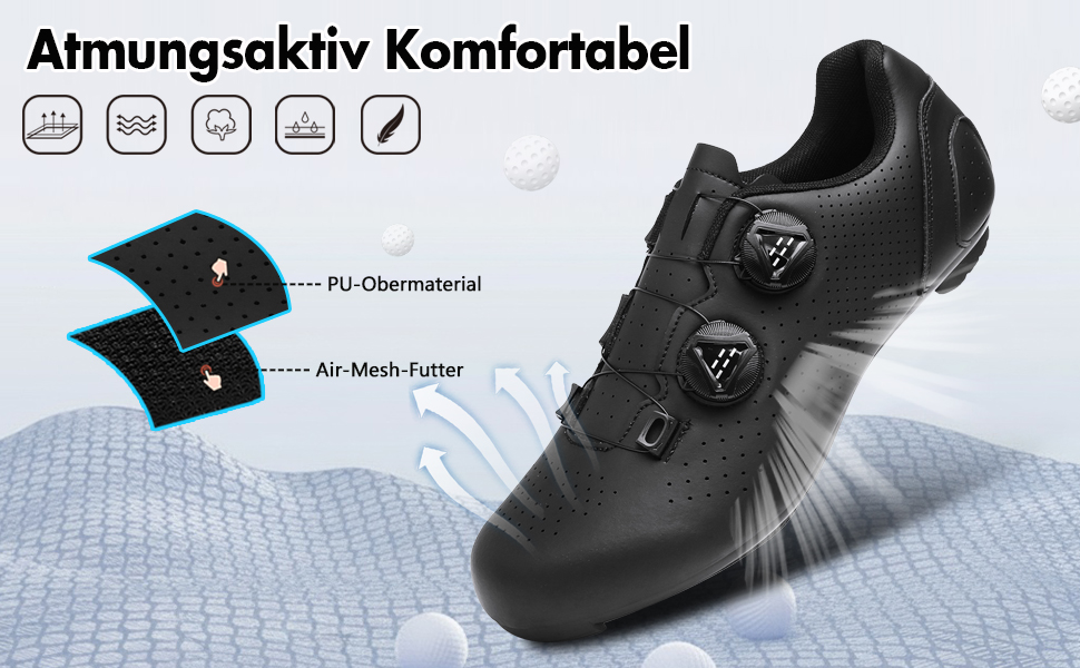 Велосипедні шкарпетки для чоловіків та жінок | Шкарпетки для шосе, Peloton та велотренажера | Легкі та дихаючі, розмір 43 EU, чорні