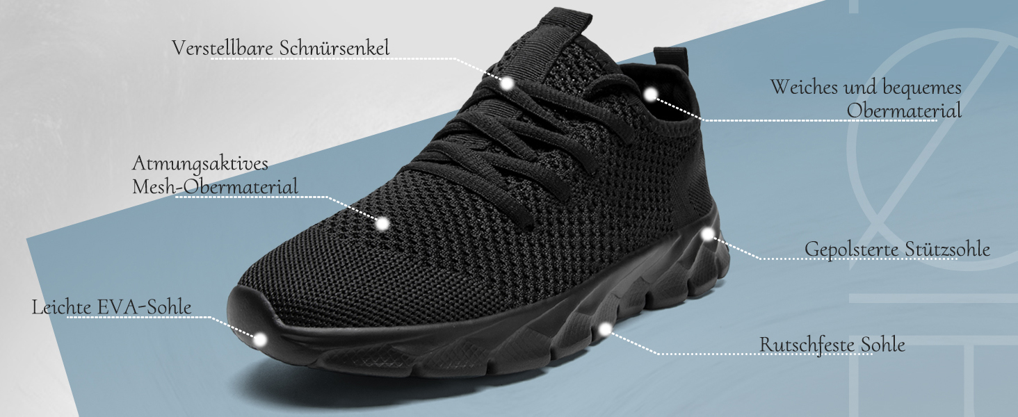 Чоловічі кросівки для бігу та фітнесу, спортивне взуття, білі, 42 EU