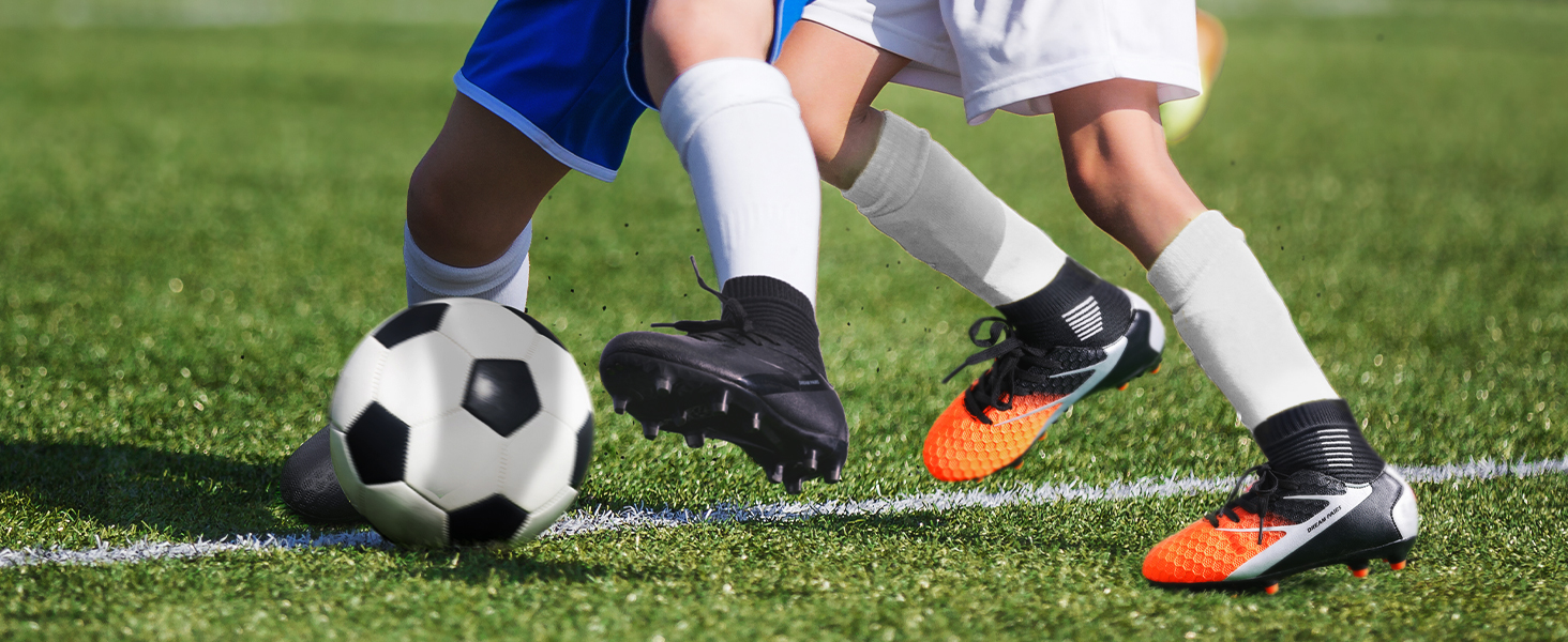 ДREAM PAIRS Футбольні черевики для дітей, унісекс, розмір EUR 36, темно-синій/неоновий зелений