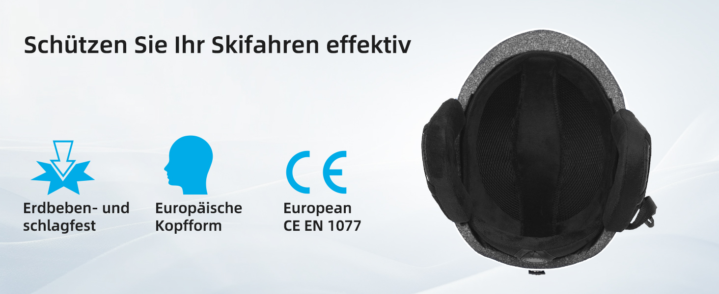 Шолом для сноуборду та лиж для чоловіків та жінок, дорослий, вентиляційні отвори, EPS-сердечник, розмір M (56-58 см), білий