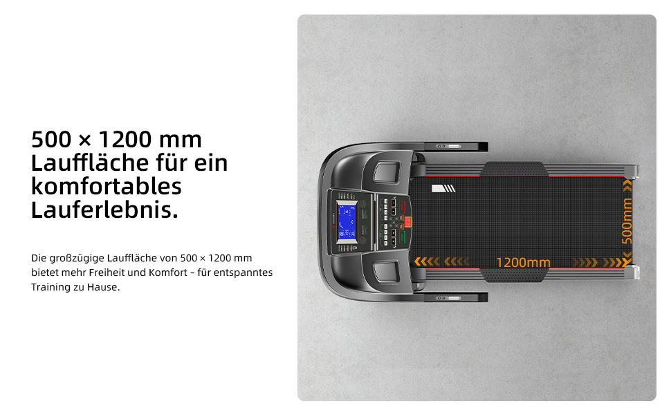 Бігова доріжка L3 для дому, складаний, з тихою амортизацією, Bluetooth, сумісний з Kinomap та Zwift, потужність 4PS, швидкість до 20 км/год, кут нахилу 18%, розмір бігового полотна 1340x480 мм, вантажопідйомність до 120 кг