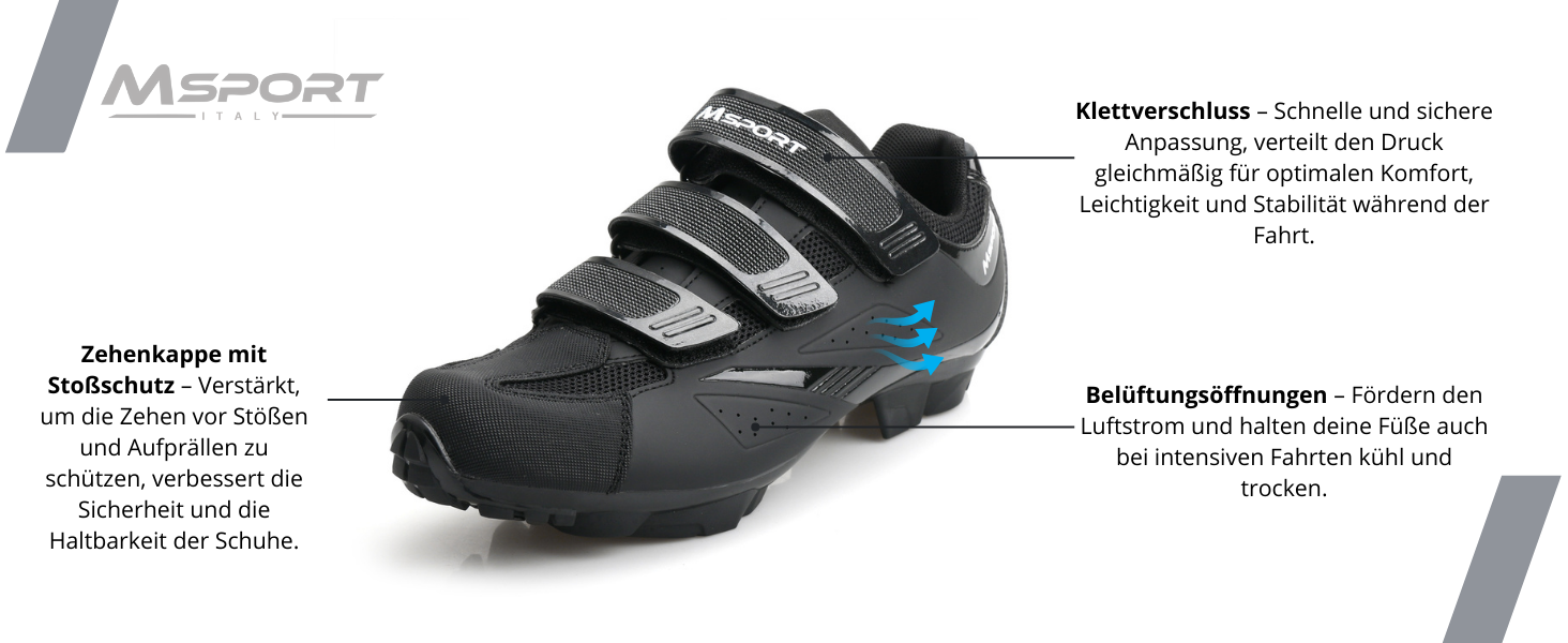 Велосипедні черевики Msport для чоловіків та жінок, чорні, сумісні з SPD, дихаючі, з неслизькою підошвою, розмір 39 EU