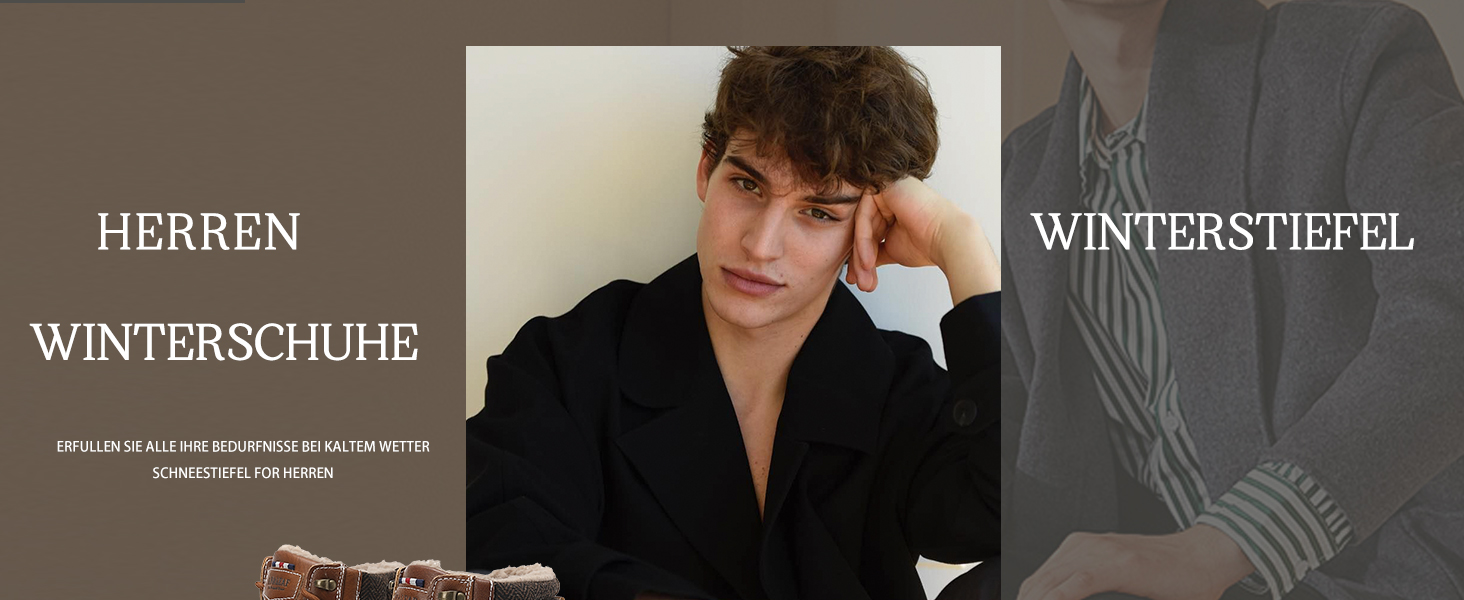 Чоловічі зимові черевики ANALEAF - теплі, непромокаючі, з антиковзаючою підошвою, для прогулянок та походів, зелені, 43 EU