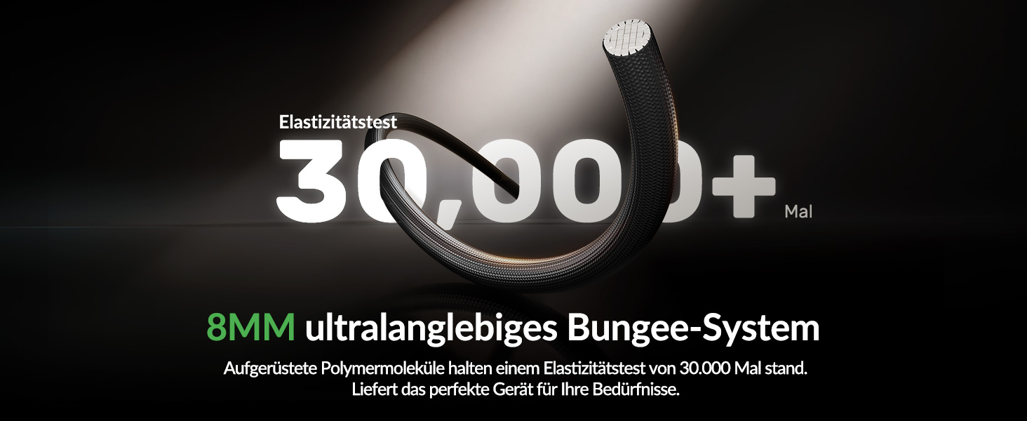 Міні-батут BCAN для дорослих, 102/122 см, до 204/250 кг, з еластичними тросами, регульованою ручкою, стабільний, тихий, для дому та вулиці, тренування всього тіла, розслаблення вдома - Зелений (102 см)