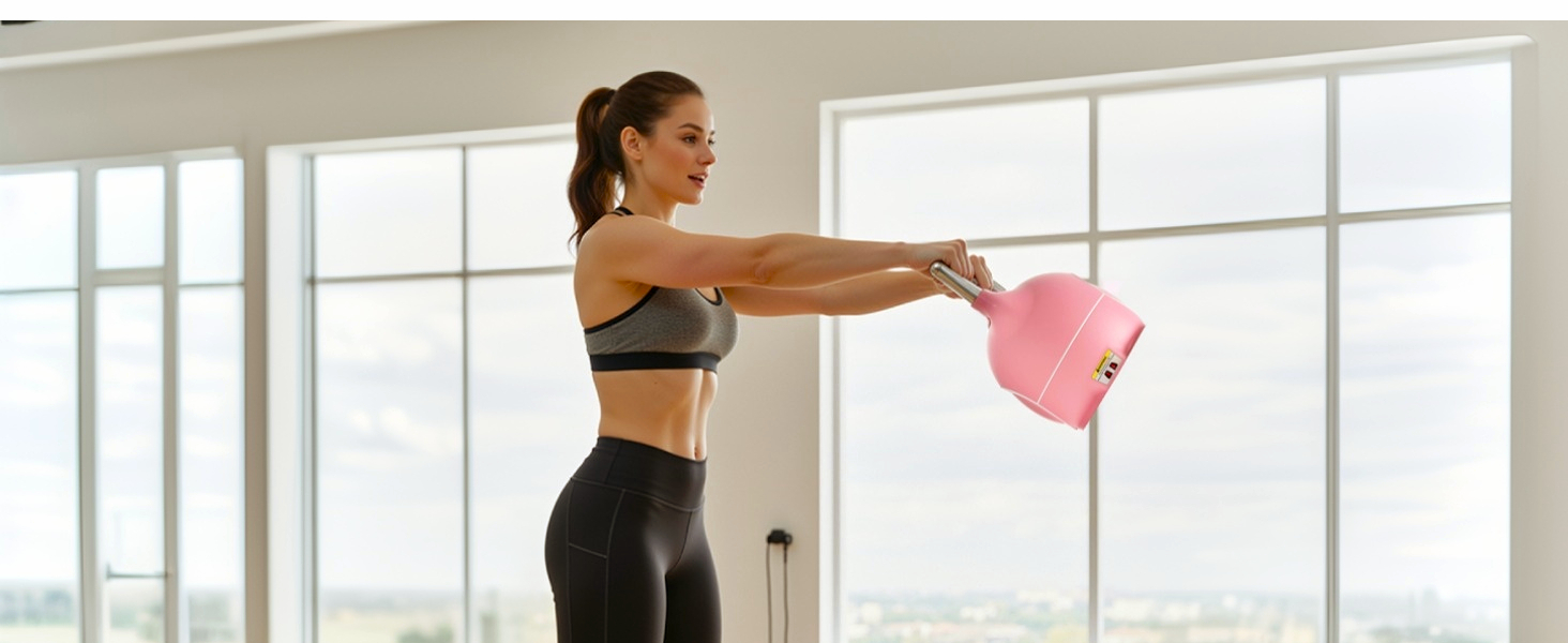 Регульована гриф-гантель 7-в-1 для домашнього спортзалу Kettlebell - набір гантелей для фітнесу вдома