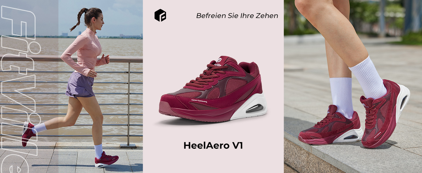 Жіночі кросівки FitVille для бігу та фітнесу, широка колодка, повітряна амортизація, сірі, 38.5 EU