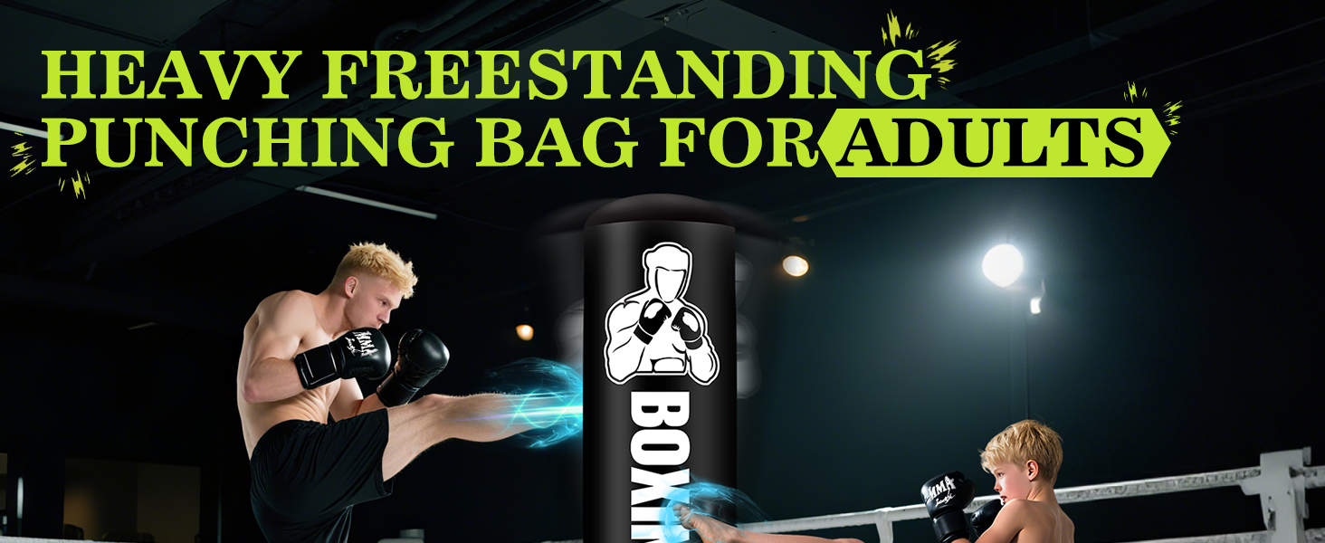 Надувний боксерський мішок для дорослих, стоячий боксерський мішок, самостійний мішок для кікбоксингу, обладнання для тренувань MMA, Муай Тай, фітнесу, ударної сили, стиль A