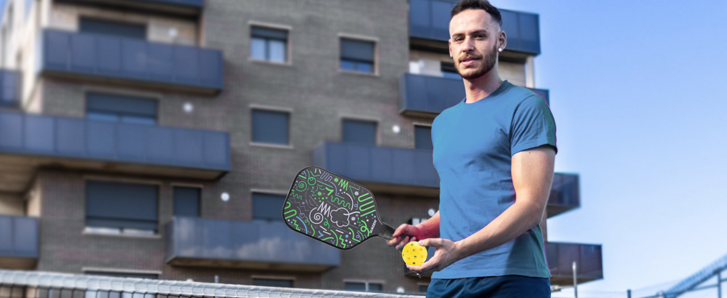 Весло Sukeen Pickleball T700 Carbon, 16 мм стільниковий сердечник, контроль