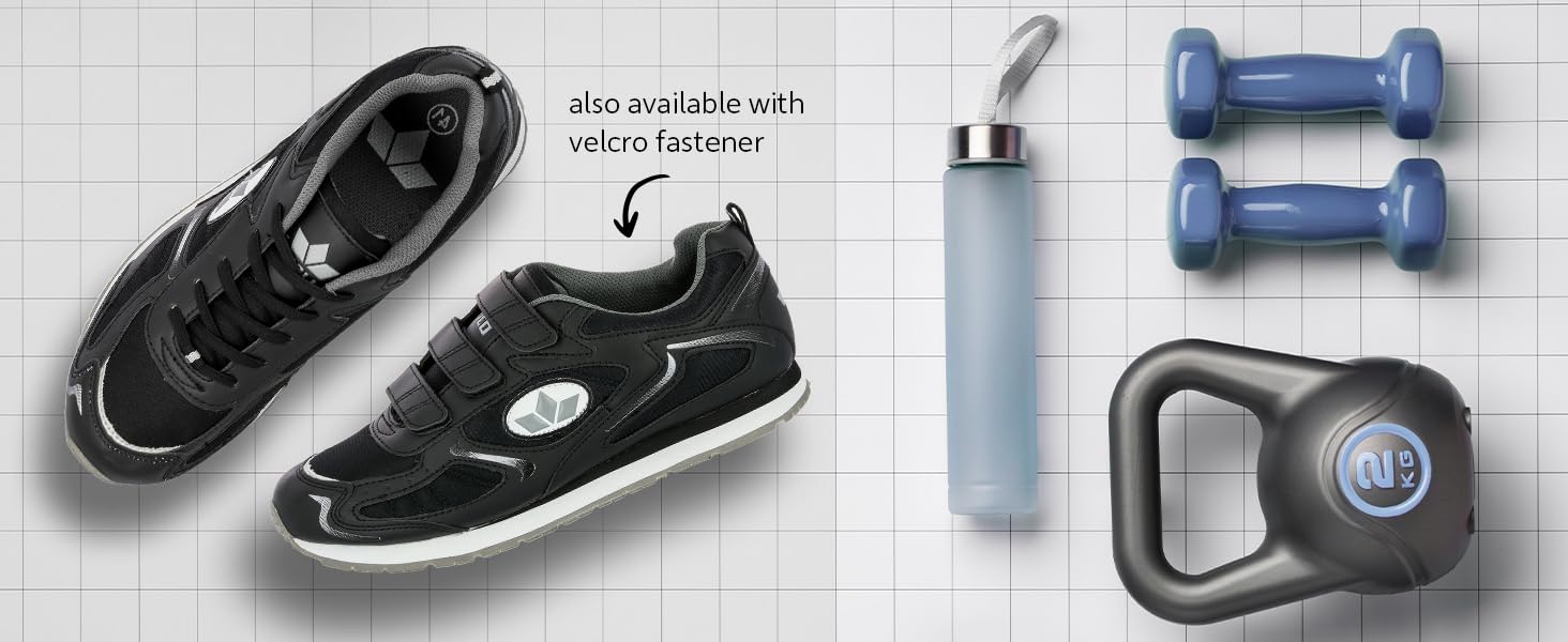 Чоловічі спортивні кросівки LICO Nelson V 120062 для залу - Indoor, 43 EU, чорний/сірий