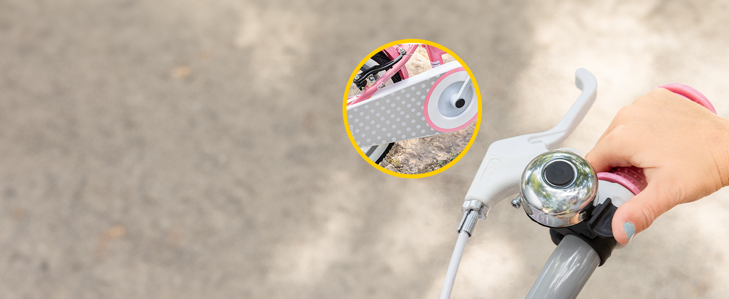 Дитяче велосипед Actionbikes Starlight 12/16/20 дюймів - V-Brake гальма, захистники, для дівчаток та хлопчиків 2-9 років