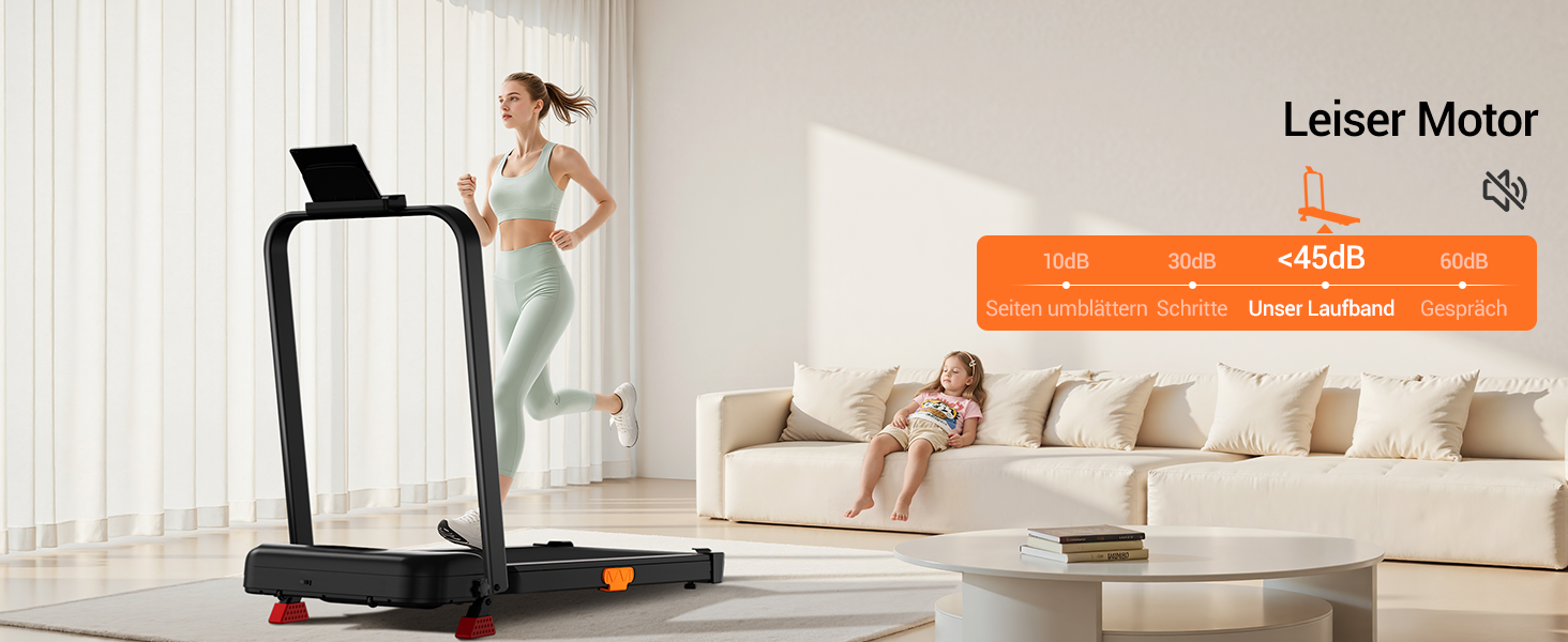 Бігова доріжка Lontek для дому, складана з нахилом 15%, Walking Pad до 136 кг, з пультом - чорна