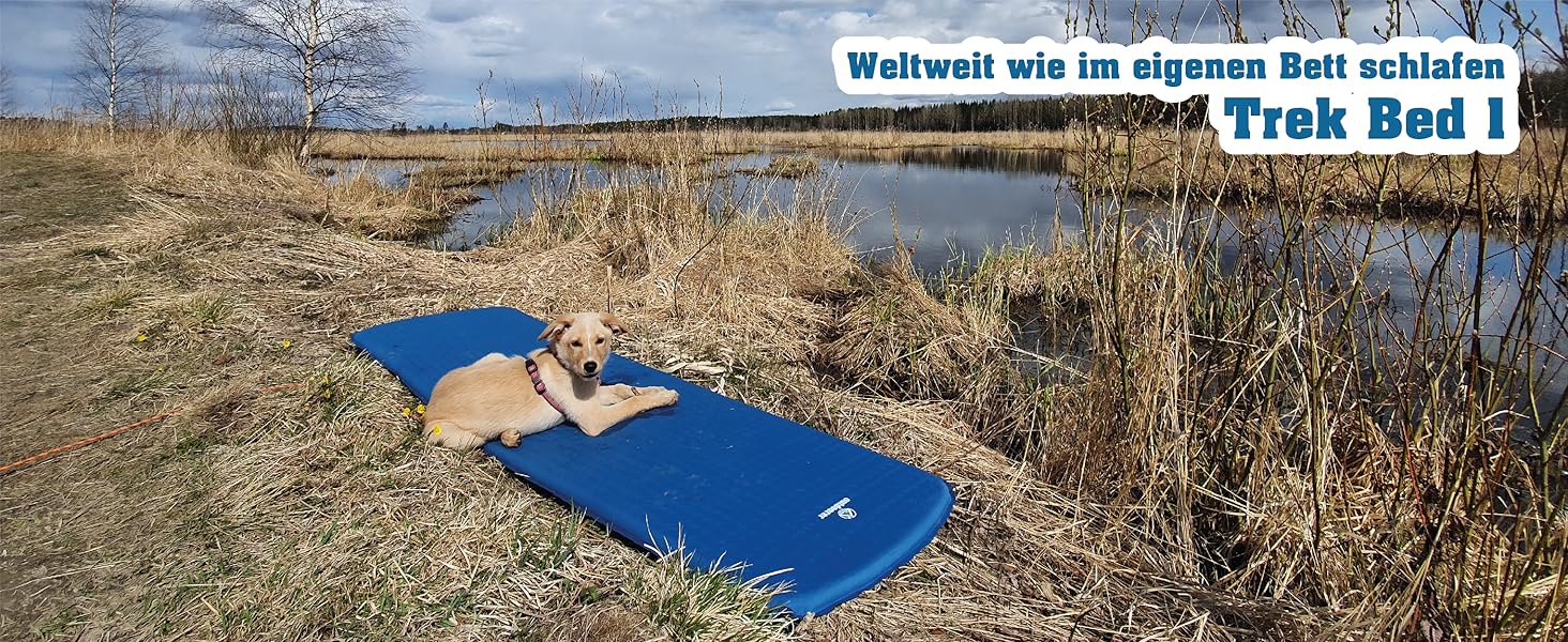 Каремат самонадувний Outdoorer Trek Bed 1 - ультралегкий туристичний килимок для кемпінгу