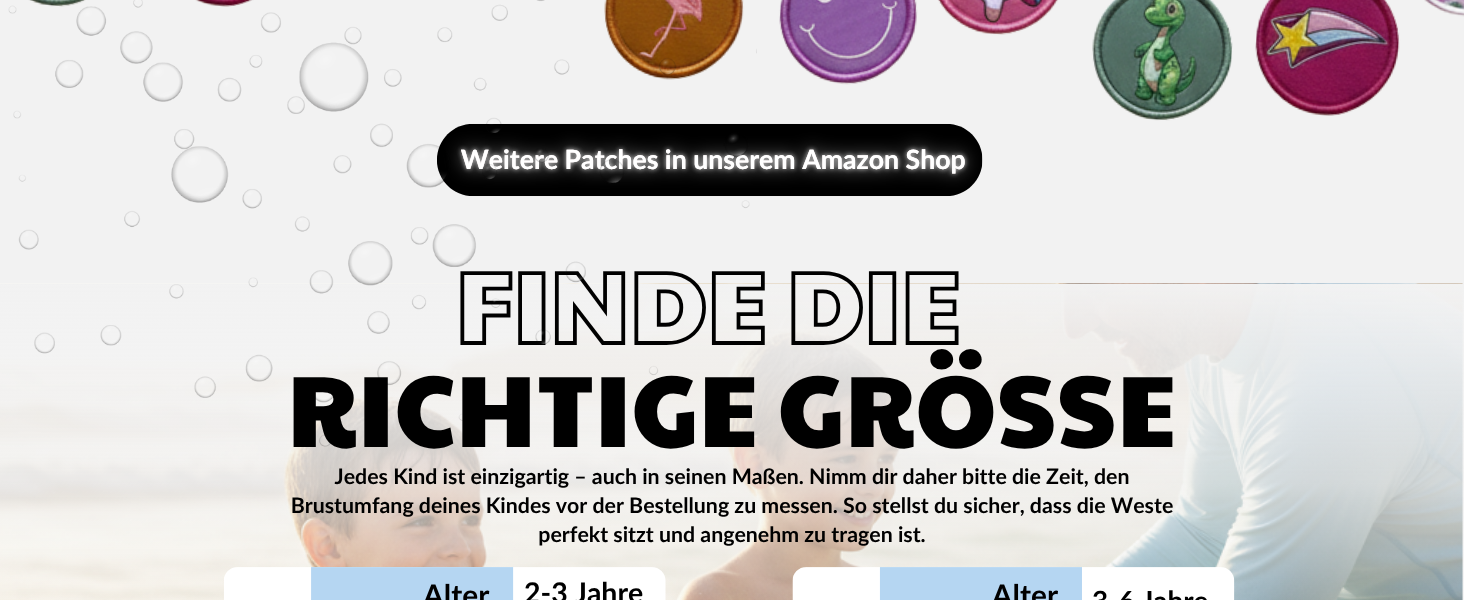 Навчальний плавець для дітей NOARD Kinder Schwiweste: 40+ нашивок для персоналізації, різні дизайни та розміри, 15–30 кг, 2–6 років, сертифікат EN 13138-1:2021, Siply green (L, Ocean Friends)