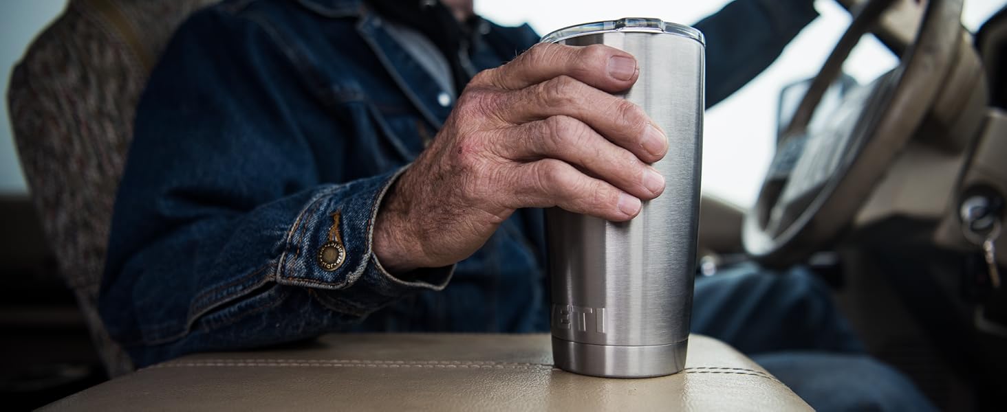Кружка YETI Rambler, нерж. сталь, кришка Stronghold, ультрамарин, 20 унцій