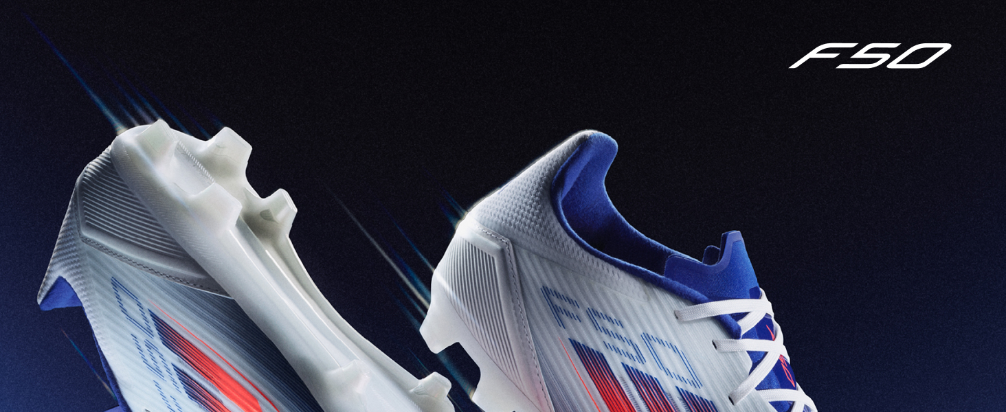 Бутси футбольні adidas F50 Club Messi, гнучка підошва, 42 EU, біло-золото-чорний колір