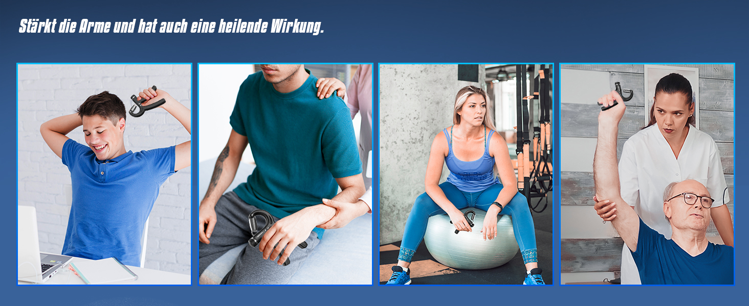 Набір для тренування зап'ястя 2 шт. (5-60 кг), тренажер для рук та зап'ястя, Grip, антиковзкий, для спортсменів та відновлення, FC0101 (Світло-сірий)