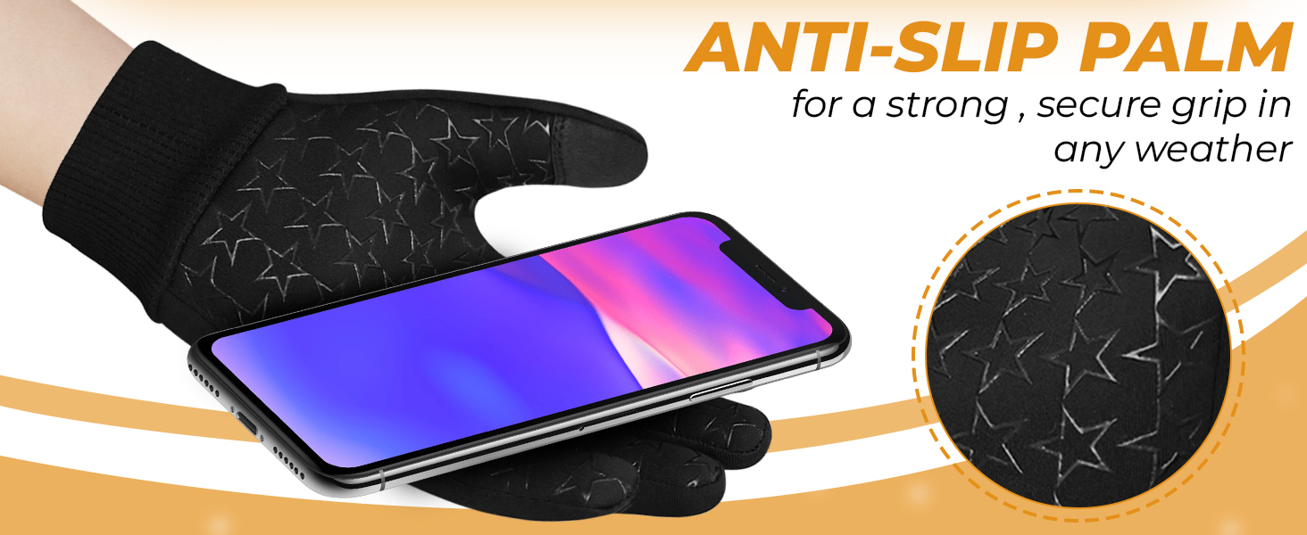 Зимові спортивні рукавички WFX для дітей, сенсорний екран, антиковзаючі, термо, для бігу, походів, катання на лижах та активного відпочинку, вітронепроникні, теплі, велосипедні рукавички для хлопчиків та дівчаток (10-12 років)