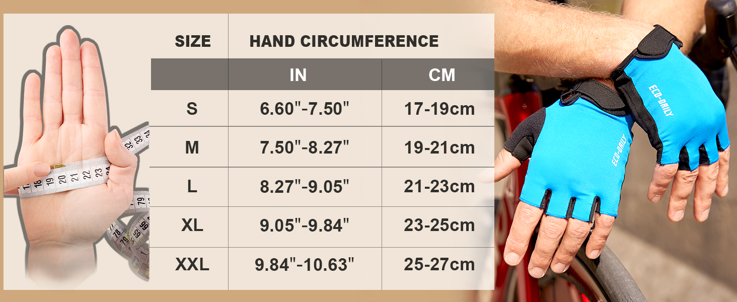 Велосипедні рукавички напівпальці для чоловіків та жінок, літні короткі велорукавички з підкладкою, дихаючі рукавички для велоспорту для гірського велосипеда та шосе, чорні, розмір L