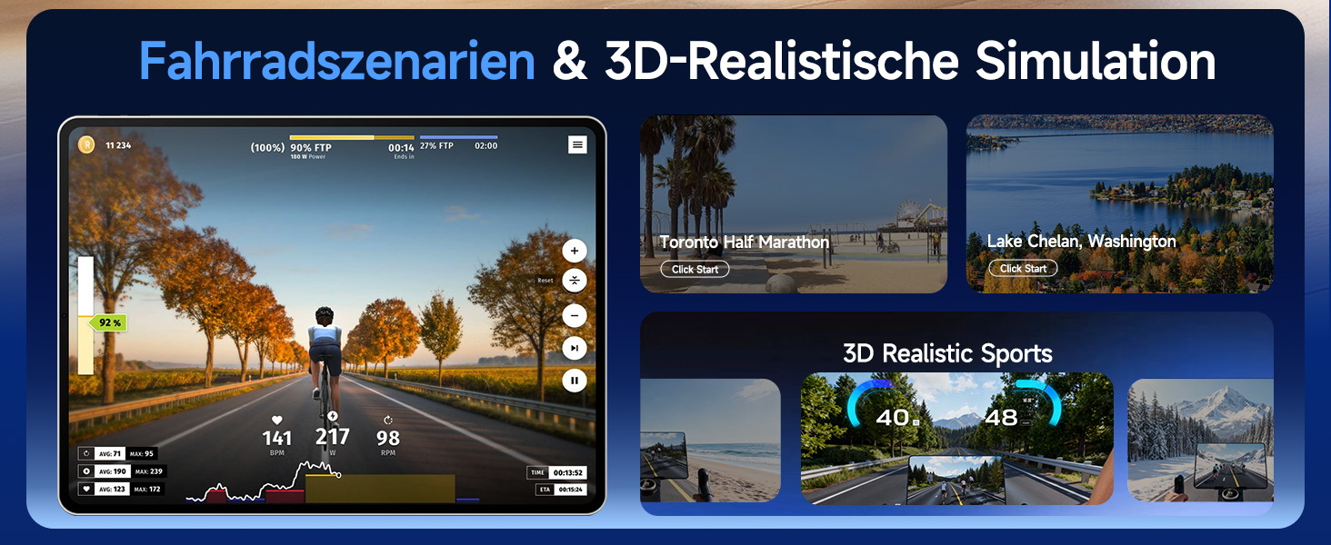 YPOO Велотренажер для дому, тихий велотренажер з регульованим магнітним опором, велотренажер для кардіотренувань з комфортним сидінням, тримачем для планшета, LED-монітором, до 160 кг, чорний