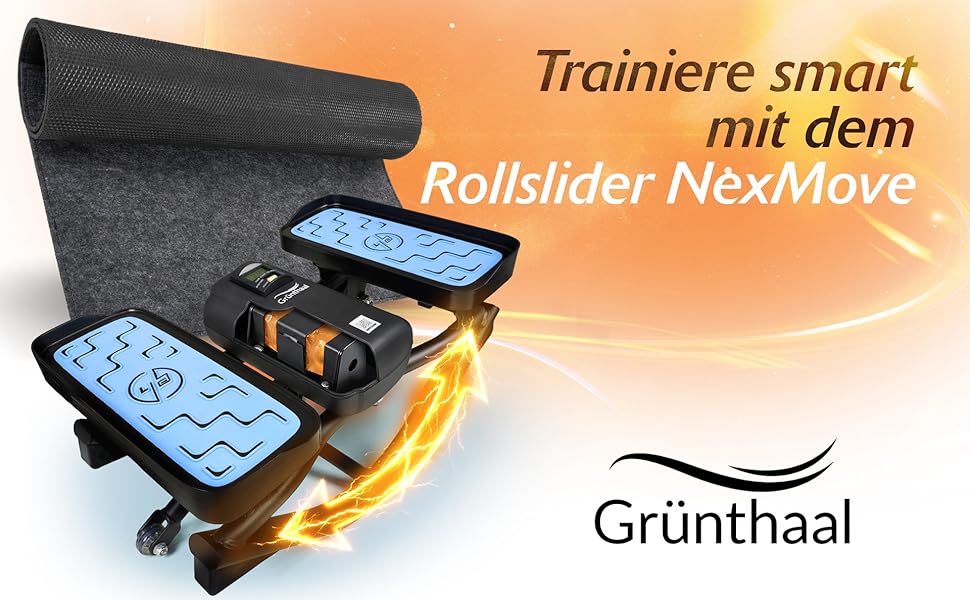 Міні степер Rollslider для дому: компактний фітнес-тренажер з LCD дисплеєм, тихий та безпечний для суглобів. Комплексне тренування для всього тіла (живіт, ноги, спина, сідниці, кардіо)