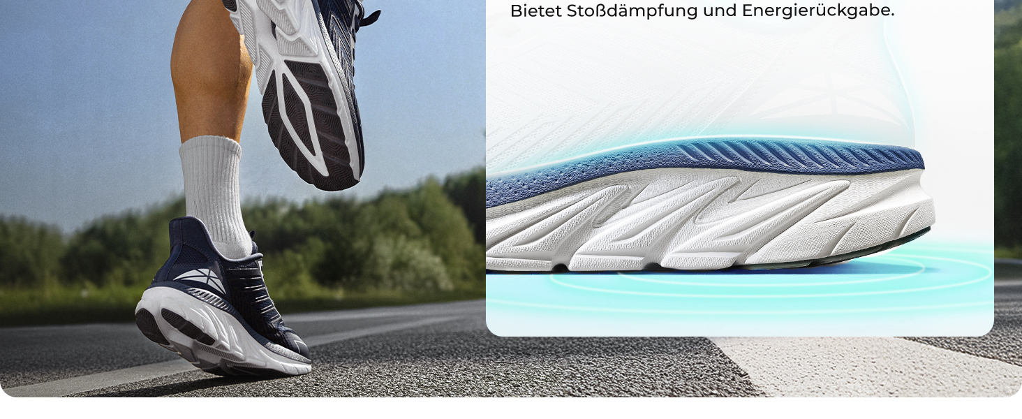 Чоловічі кросівки для бігу ALLSWIFIT: зручні, дихаючі, з антиковзкою підошвою, стильні спортивні взуття для фітнесу, розмір 46 EU, білі