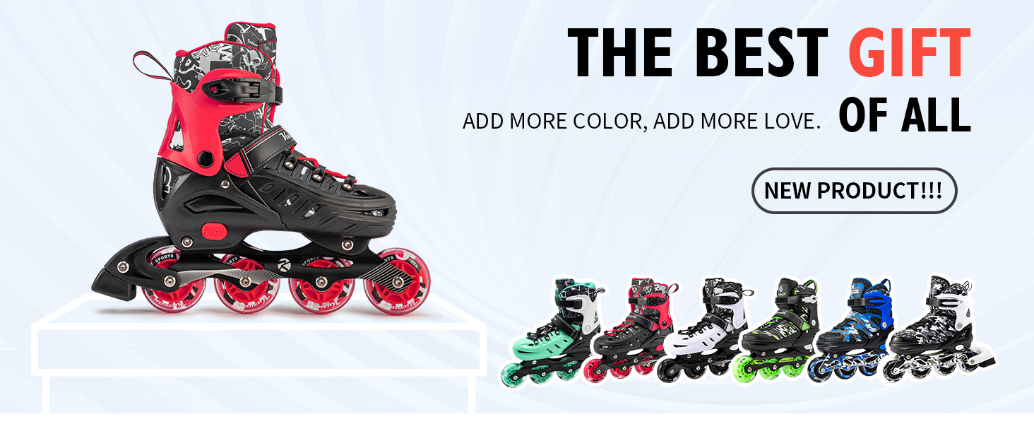 Дитячі ролики Kuxuan з підсвічуванням, регульовані, для дівчаток та хлопчиків, розмір EU 31-35, зелені