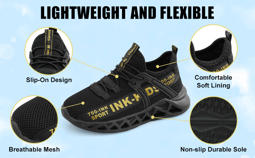 Дитячі кросівки для тренувань: легкі, дихаючі, спортивні, для хлопчиків та дівчаток, розмір 30 EU, колір - індиго