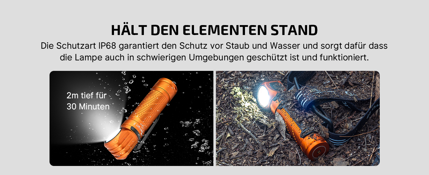 OLIGHT Perun 3 - LED налобний ліхтар, 3000 люмен, 7 режимів, сенсор, червоне світло, водонепроникний IP68, для кемпінгу, риболовлі, полювання (зелений)