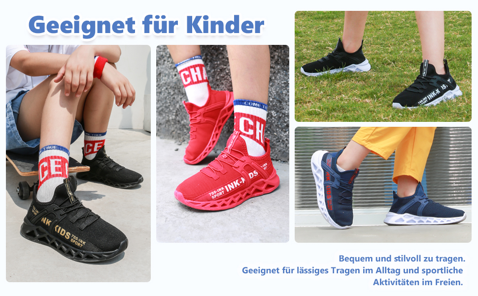 Дитячі кросівки для бігу та повсякденного носіння. Легкі, чорні, розмір 38 EU. Дихаючі, спортивні, для активних дітей.