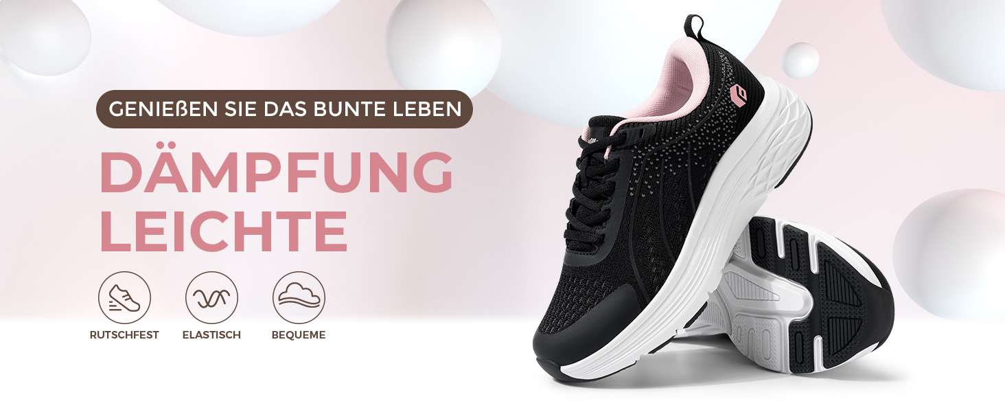 Жіночі кросівки FitVille, чорного кольору, розмір 39.5 EU