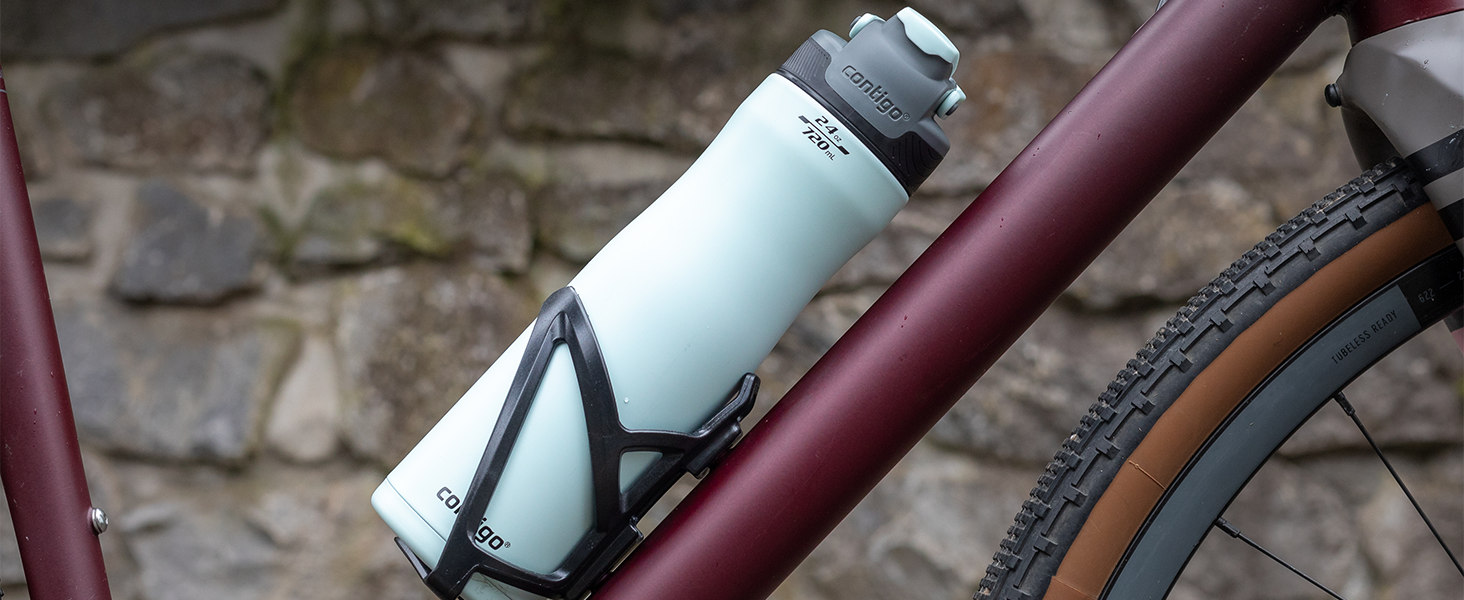 Термос-бутилка Contigo Autoseal Chill Matte Black, 720 мл, нержавіюча сталь, ізоляція до 28 годин, герметична, BPA-free