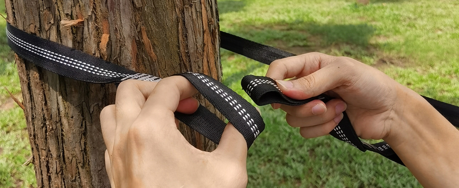 Гамак-намет Travel Bird з москітною сіткою та сонцезахистом, 290x140 см, великий простір, багатофункціональний, легкий, з ременями для кріплення до дерева, підходить для кемпінгу та відпочинку на природі (зелений/помаранчевий)