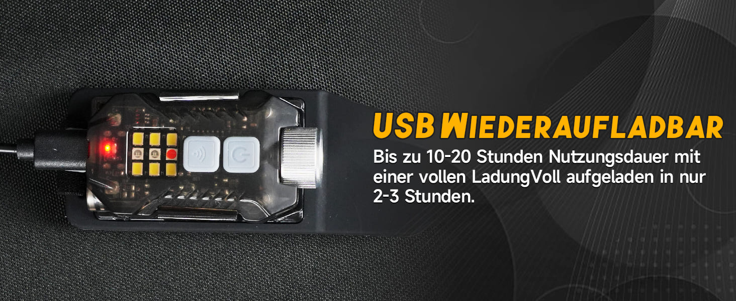 Налобний ліхтар Foleto, 2 шт., перезаряджається, 230° світловий потік, знімається, з датчиком руху, 9 режимів для кемпінгу, риболовлі, бігу та хайкінгу