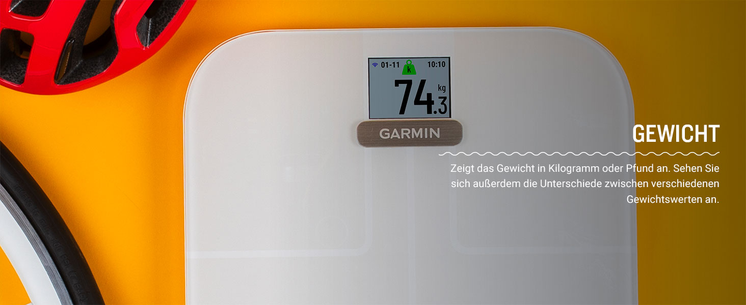 Ваги розумні Garmin Index S2 Чорні: вимірювання ваги, тренду, жиру, м'язів, BMI, Wi-Fi, синхронізація з Garmin Connect