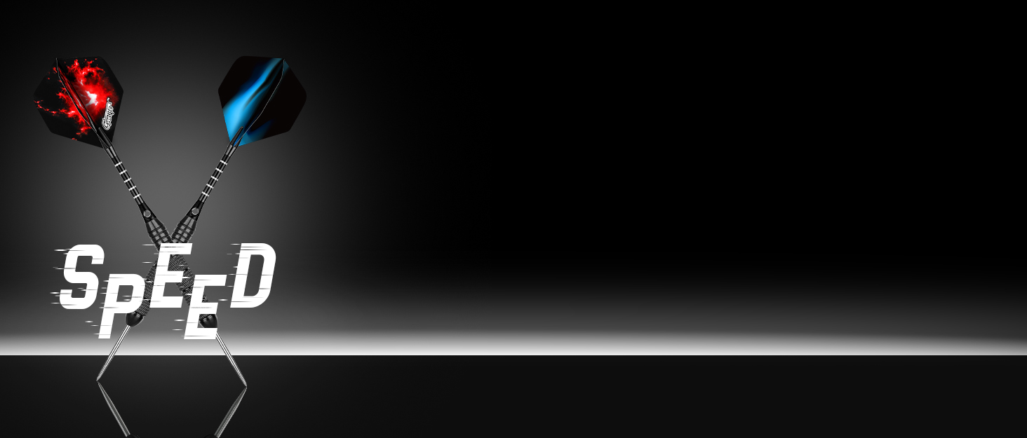 Професійні сталеві дротики CyeeLife з металевими наконечниками (12 шт.) + 24 пір'я + точилка, 22 г (Чорні)