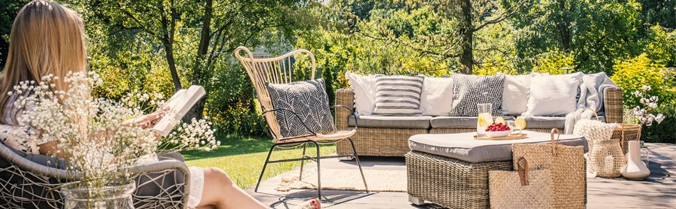 Стол для саду Casaria® 183x76 см, розкладний, вологостійкий, пластиковий, для тераси, кемпінгу, балкону, буфетний стіл (2 шт.)