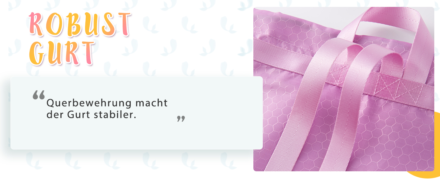 Спортивна сумка для гімнастики WAWSAM з шнурком, 38 × 45 см. Дитяча водонепроникна сумка для плавання, пляжу та покупок, фіолетового кольору