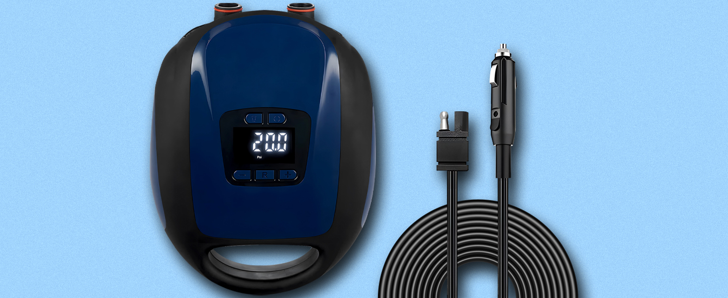 Електрична SUP-насос Ruitx 20PSI з високим тиском, 12V DC, для каяків/матраців/віндсерфінгу/водних видів спорту