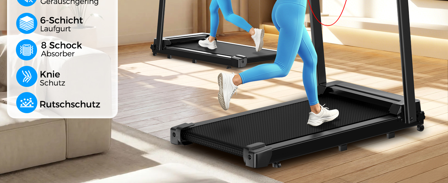 Складана бігова доріжка для дому та ходьби Walking Pad з поручнями