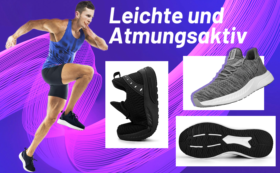 Кросівки Feethit для чоловіків: спортивні, для бігу, зручні, з гумовою підошвою, дихаючі (42 EU, Бордовий)