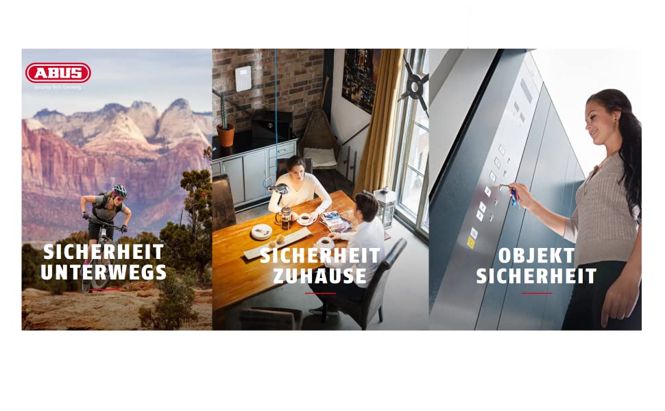 Замок ланцюговий ABUS 1200 Web – кодовий замок з 3-значною комбінацією, сталевий ланцюг, легкий велосипедний замок, 60 см, червоний