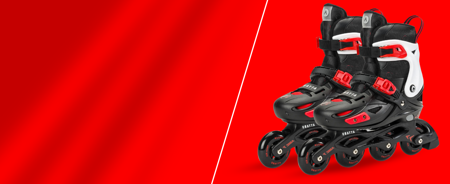 Ковзани жіночі ATTABO Bliss, 37-42 EU, регульовані, з алюмінієвою пластиною та колесами 80 мм, PU-підшипники ABEC-7